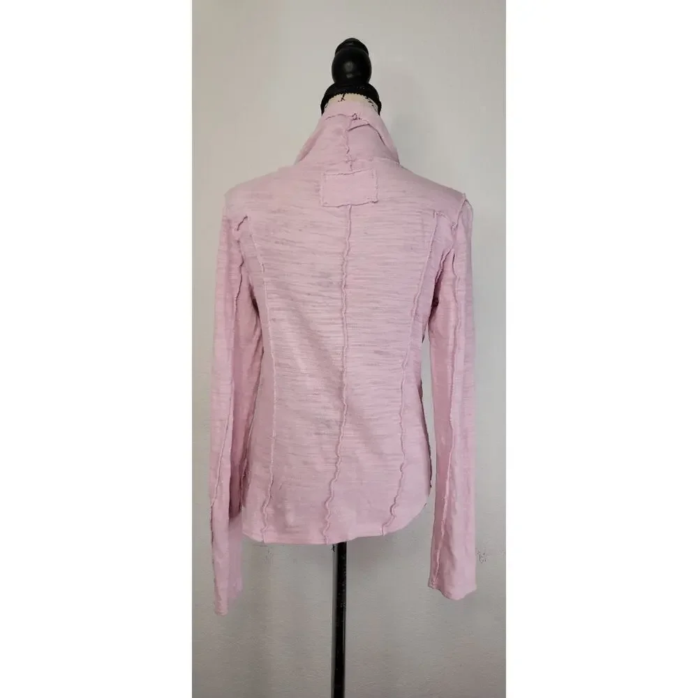 Free People We The Free Everyday Layering Knit Top Pink Small OB 1582226